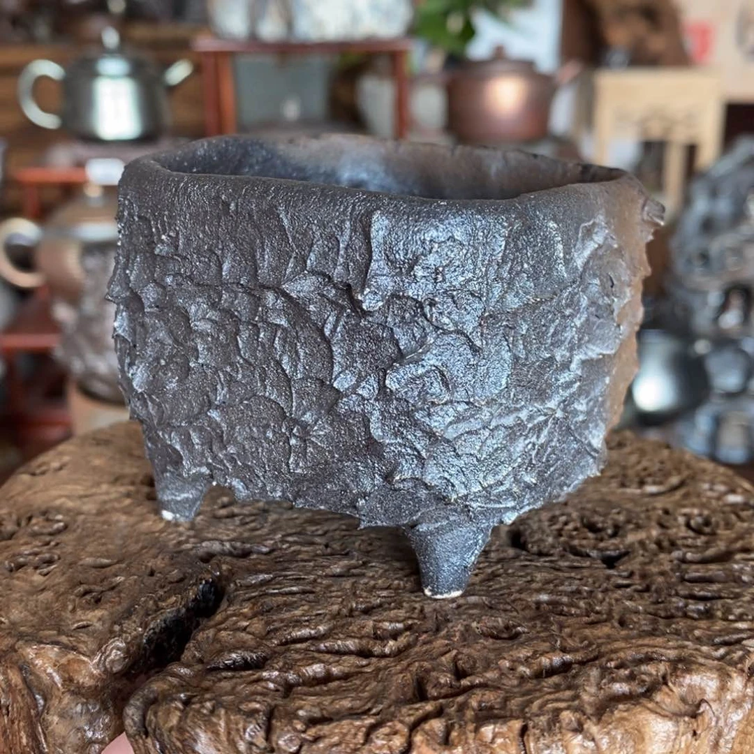 建水紫陶，全手工纯柴烧茶器