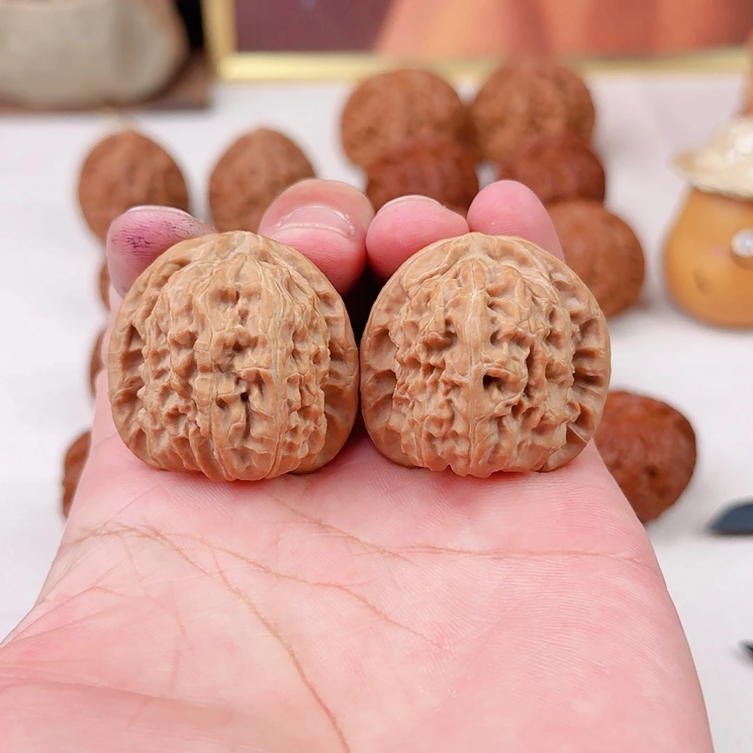 吊坠文玩核桃三角白15