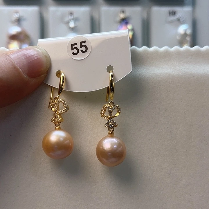 淡水珍珠吊坠(不含链)银S925镶嵌