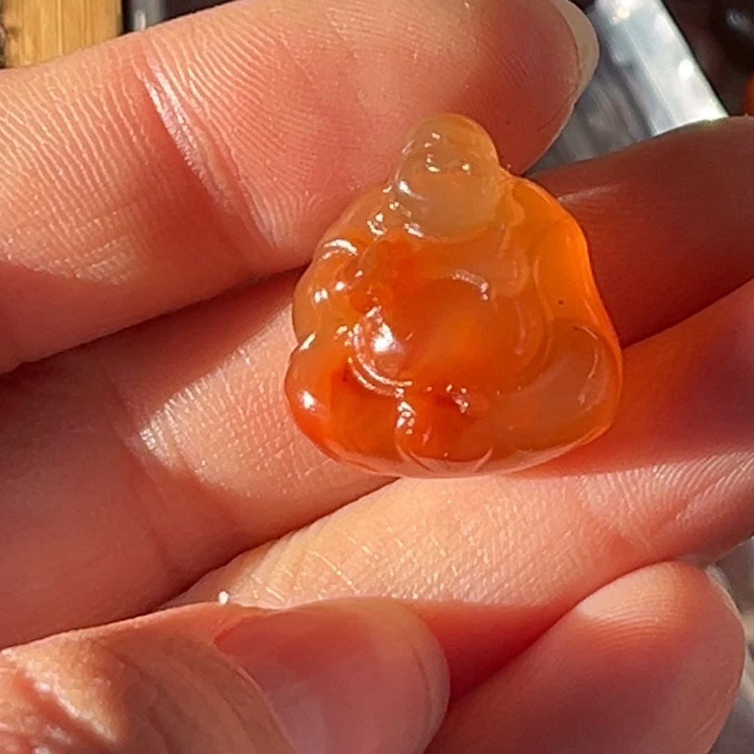 南红玛瑙未镶嵌吊坠(不含链)