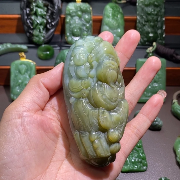 未镶嵌和田玉挂件阿***验