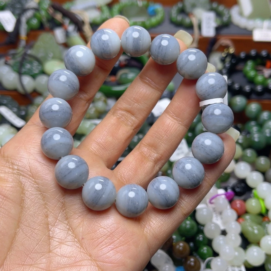 和田玉未镶嵌手链