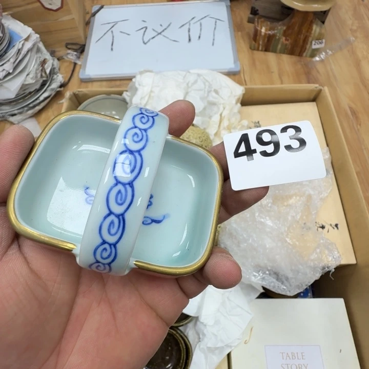 瓷片工艺品摆件瓷器摆件正能量