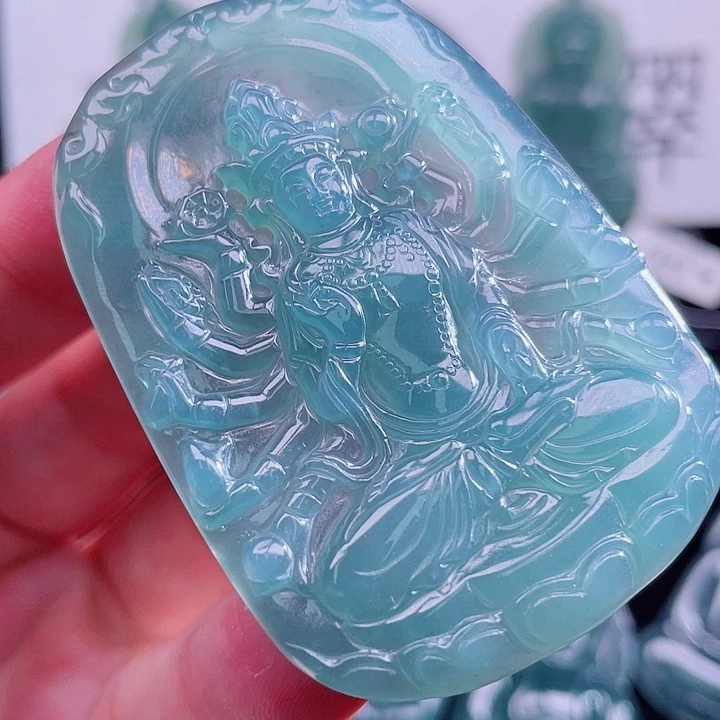 翡翠未镶嵌颈饰9999999999