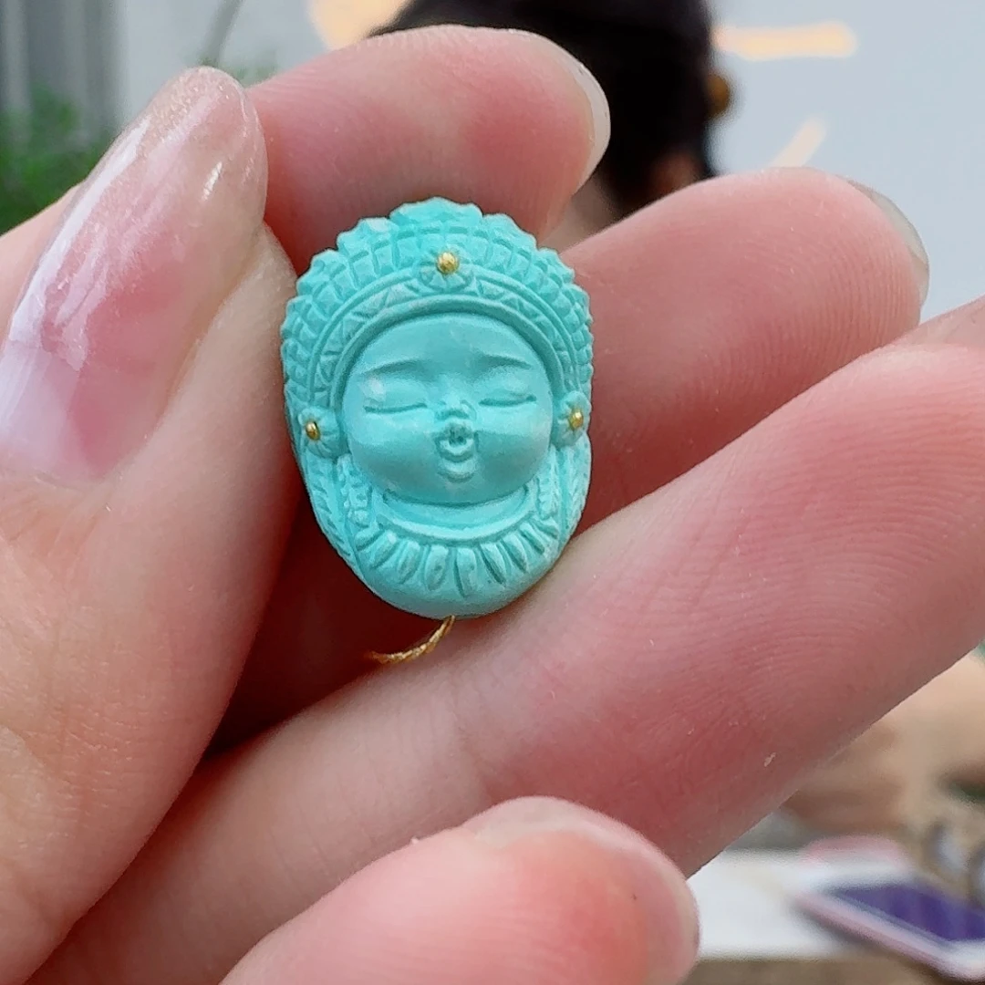 未镶嵌绿松石珠宝奇石