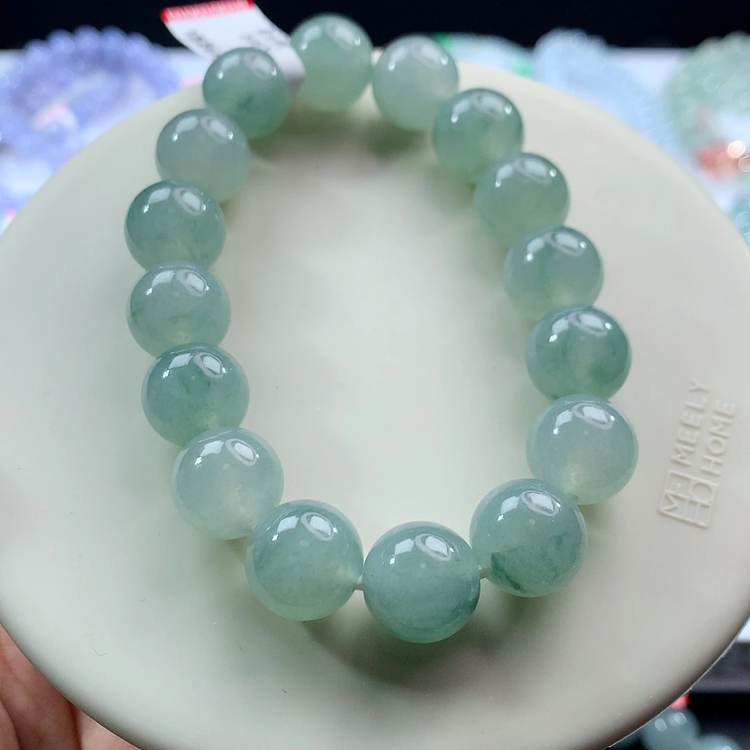 翡翠未镶嵌手链卡12.8