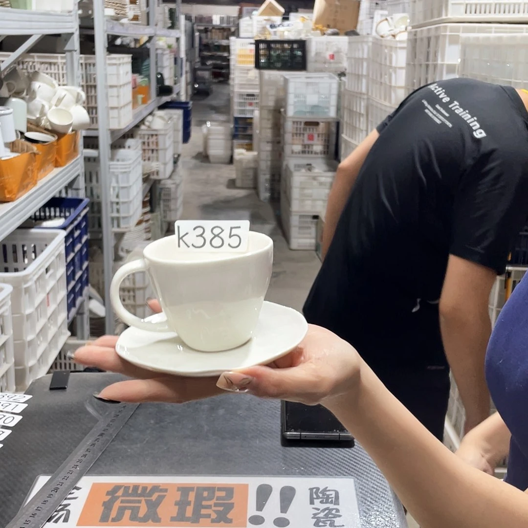 瓷片385           6杯6碟