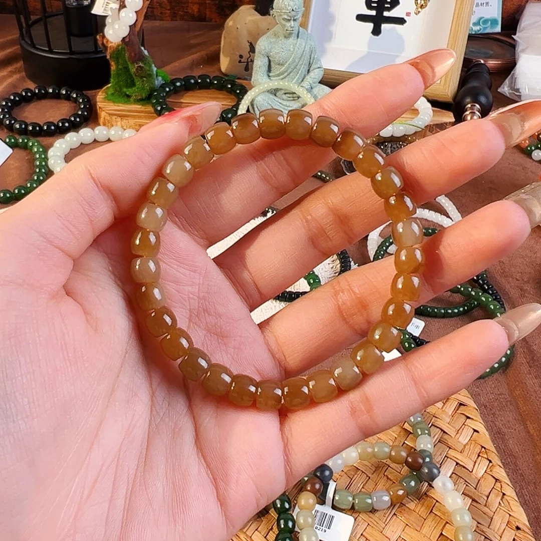 和田玉未镶嵌手串