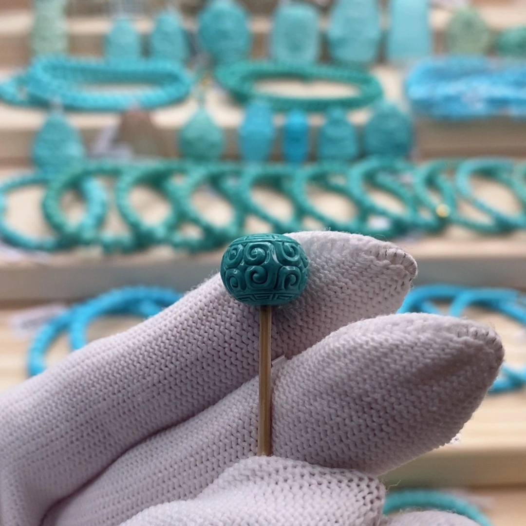 绿松石珠宝奇石未镶嵌