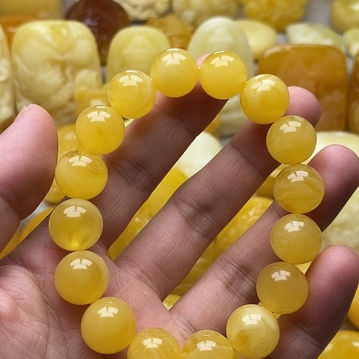 琥珀颈饰未镶嵌琥珀蜜蜡吊坠