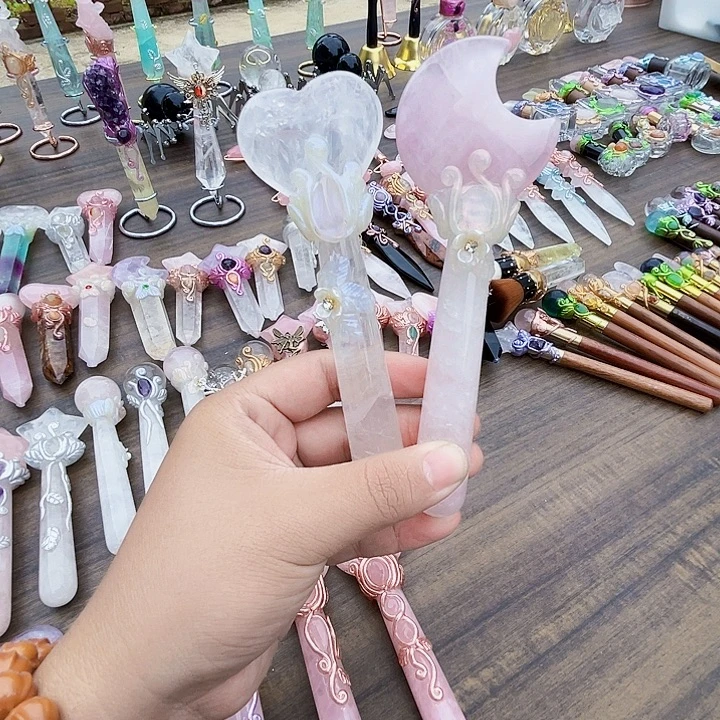 海***藻未镶嵌珠宝半成品水晶水晶