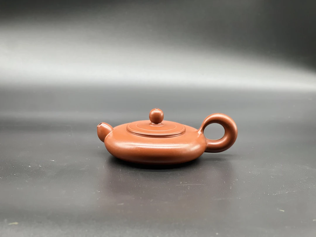 原创设计东渡壶，民间绝技朱红砂，丁氏大红袍、苹果肌，朱红制全手工