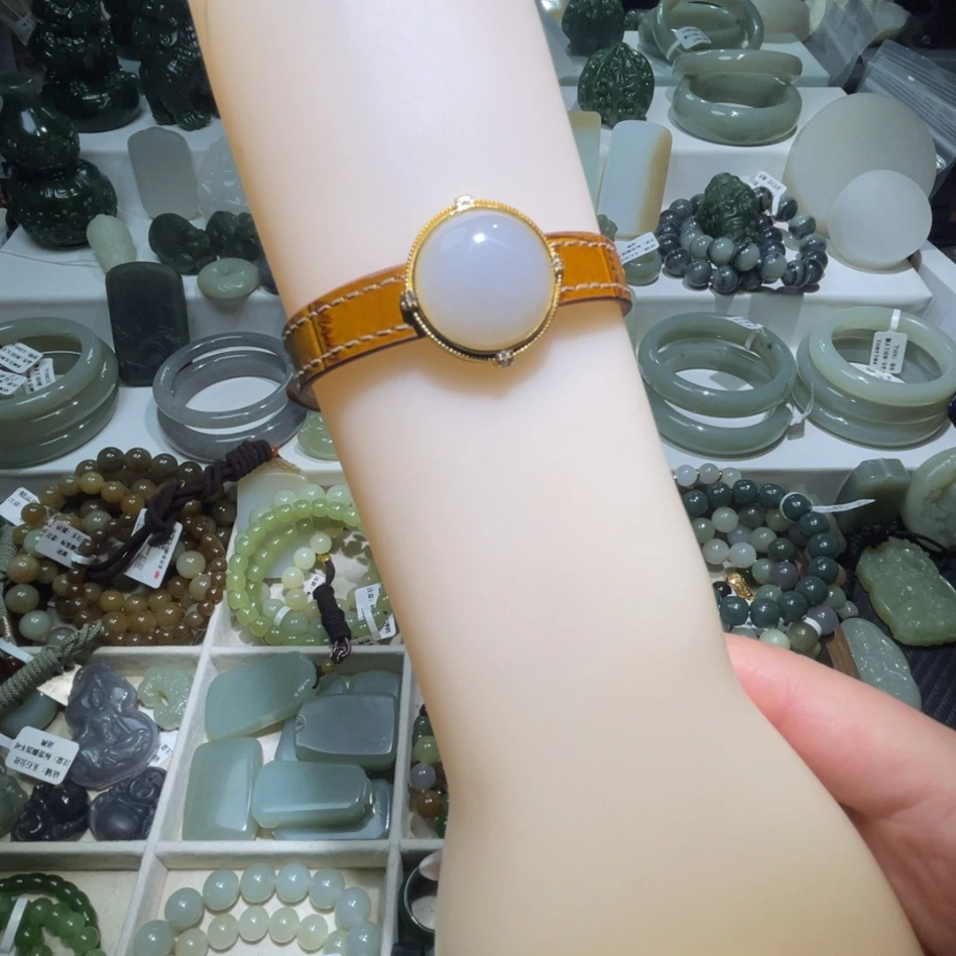 和田玉（糖玉）未镶嵌手链