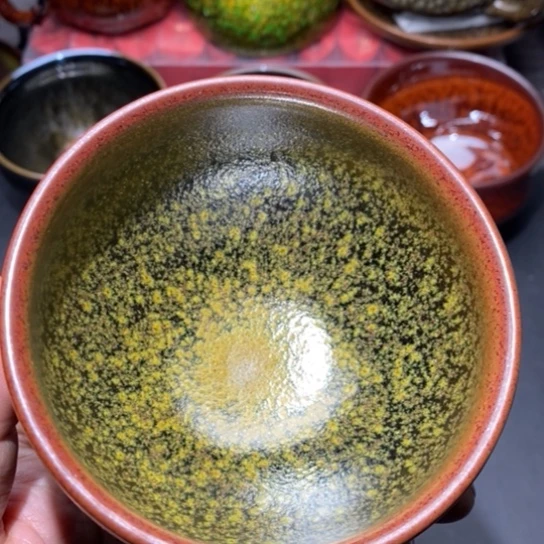 茶盏建盏主人杯茶壶盖碗品茗杯006