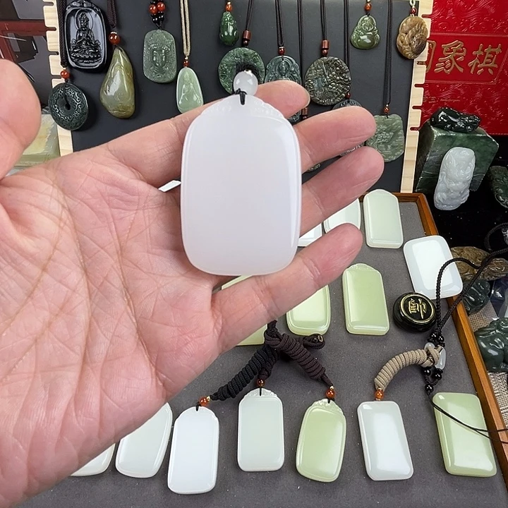 怪***豆玉白圆头四六祥云牌