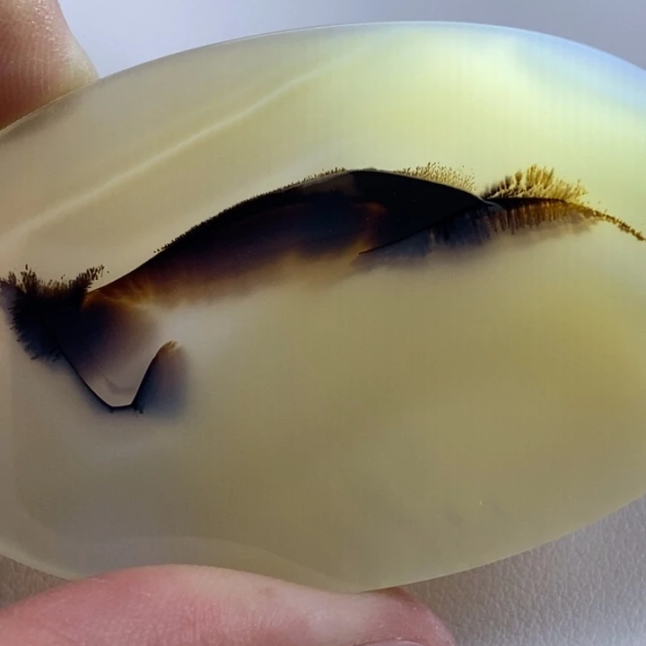 玛瑙/玉髓吊坠未镶嵌心**旧