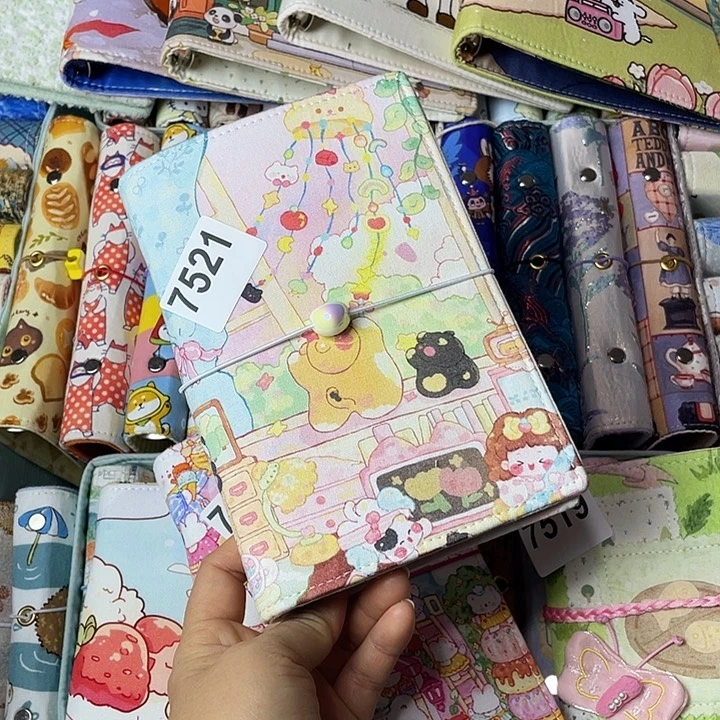织绣A6 活页不加纸7521