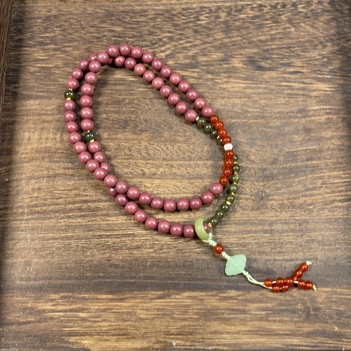 泥塑芳华姹紫0.8设计款项链