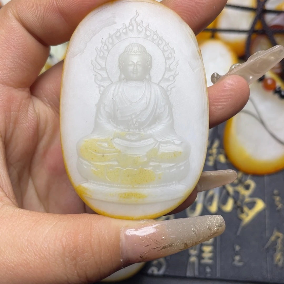 和田玉挂件未镶嵌@***生