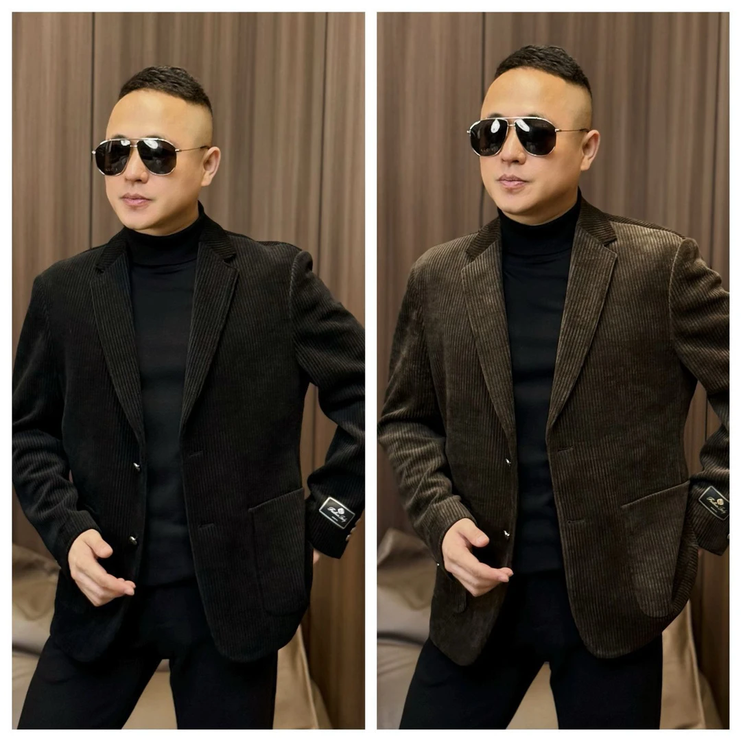 68066 孙先生|高定款男士条绒西服外套