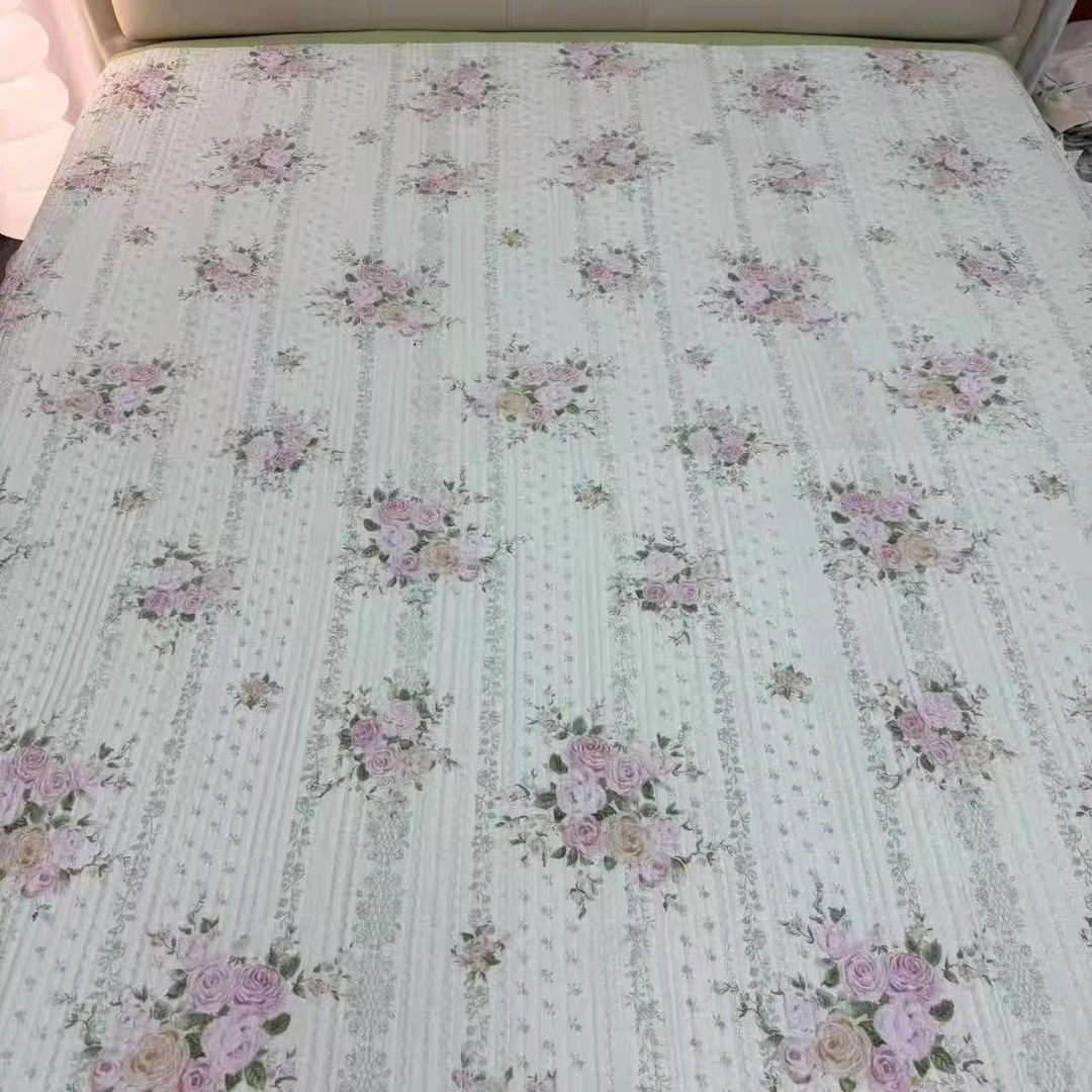 蔷薇玫瑰-高端四季床盖 加厚防滑 200cm*230cm