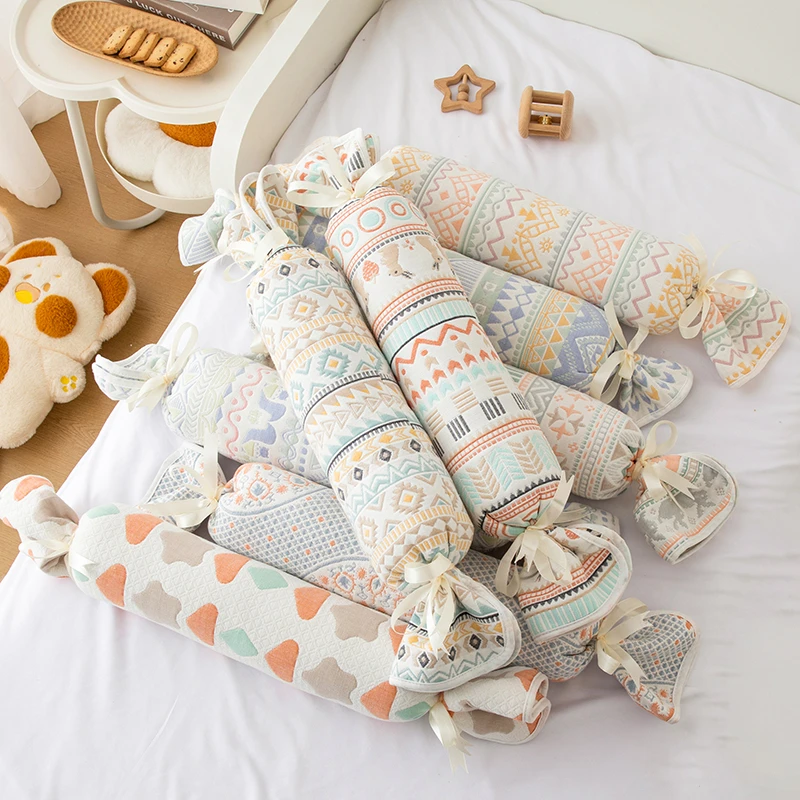 软席糖果枕新生婴儿枕头宝宝安抚枕侧睡靠背儿童抱枕糖果枕