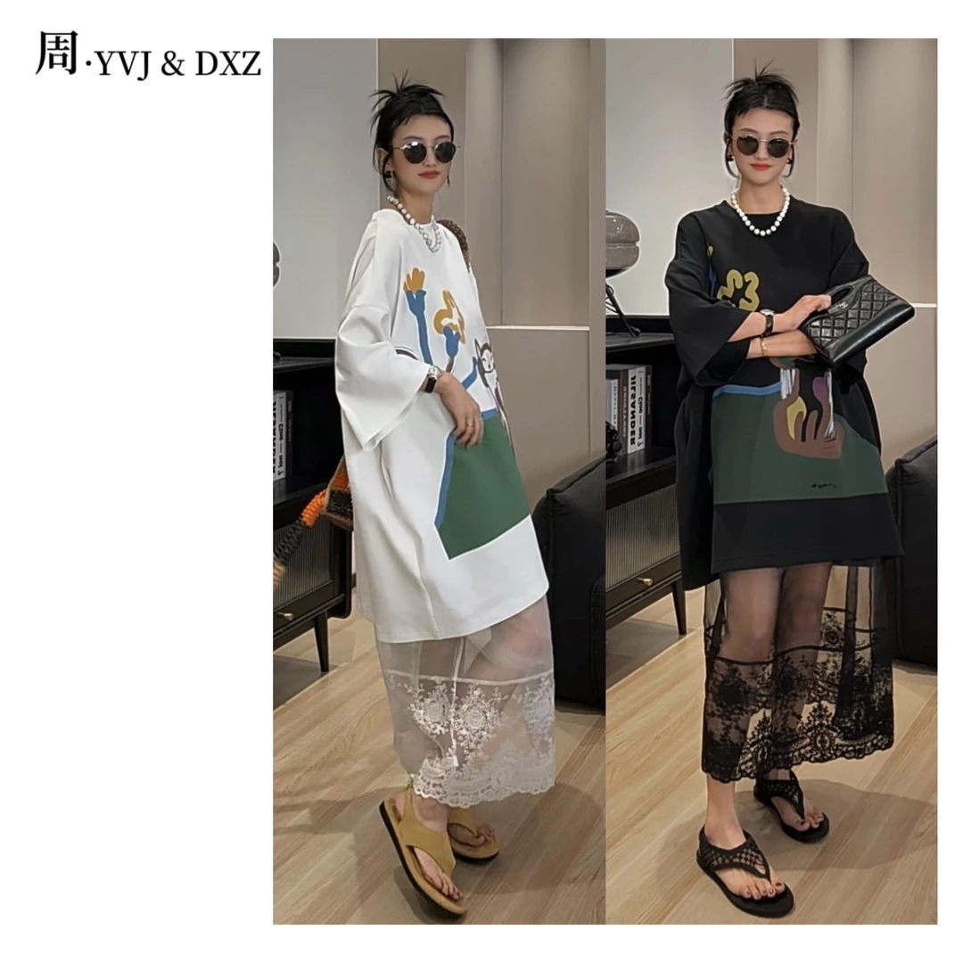 【短袖系列】猫咪小花大版T恤