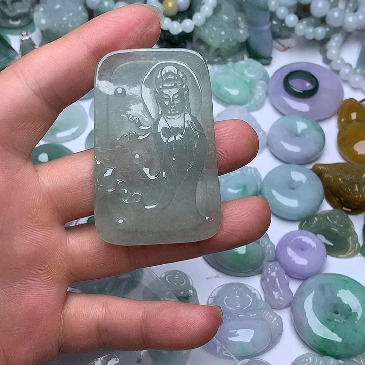 翡翠未镶嵌颈饰天然翡翠