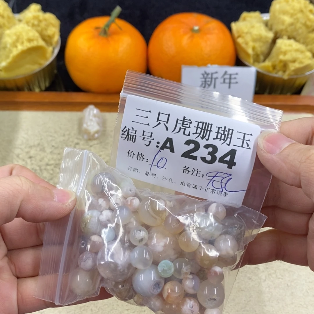 硅化珊瑚（珊瑚玉）1未镶嵌闪****睛