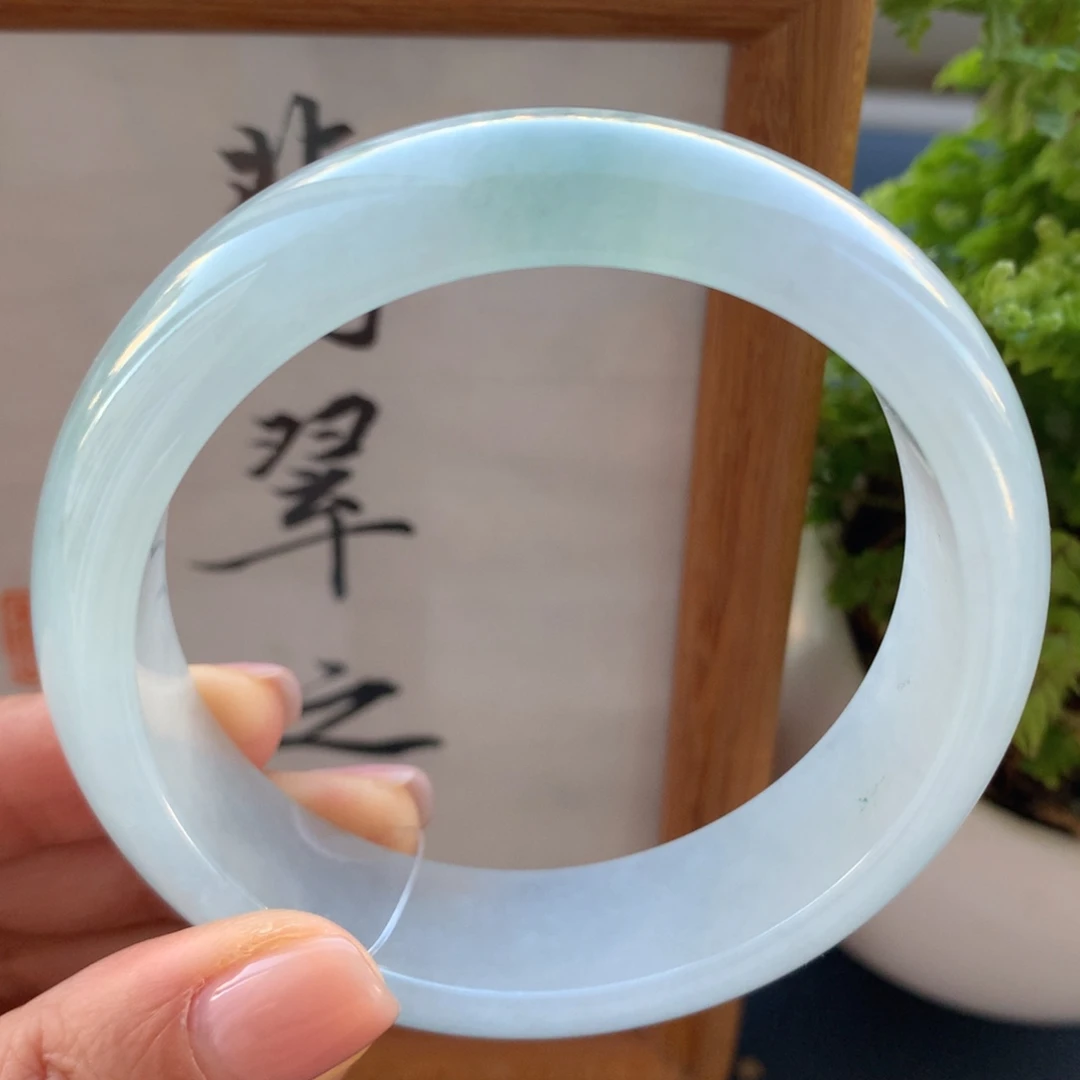 翡翠未镶嵌手镯翡翠手镯58