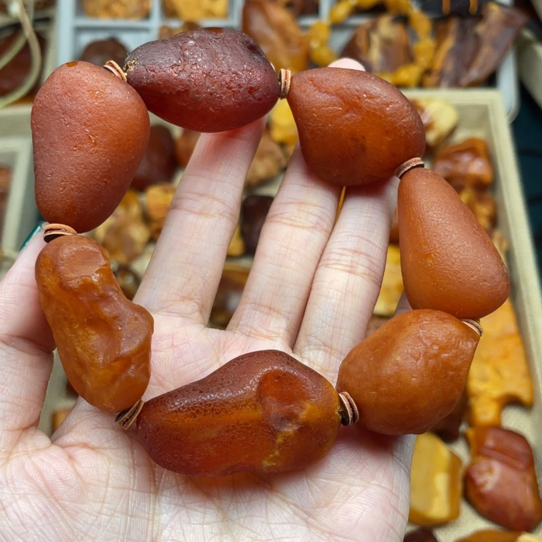 琥珀未镶嵌珠宝奇石