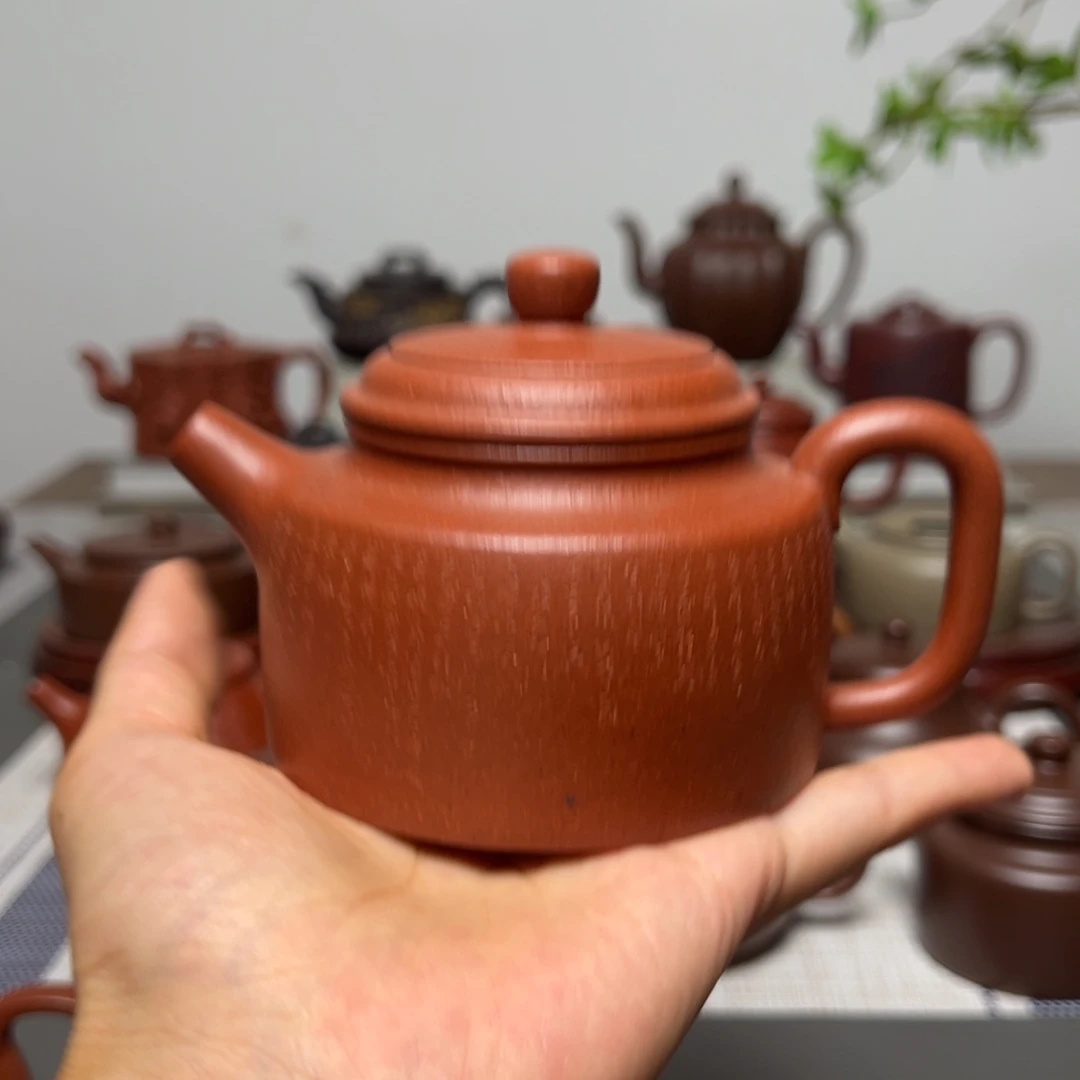 茶壶紫砂j***y全手工 210cc微瑕