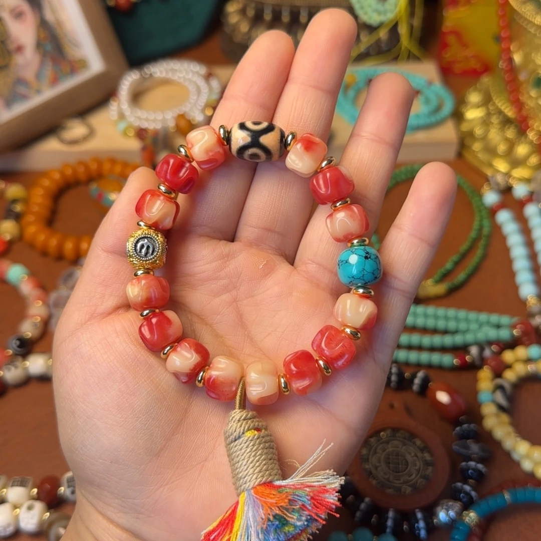 DIY玻璃藏式手串/108念珠