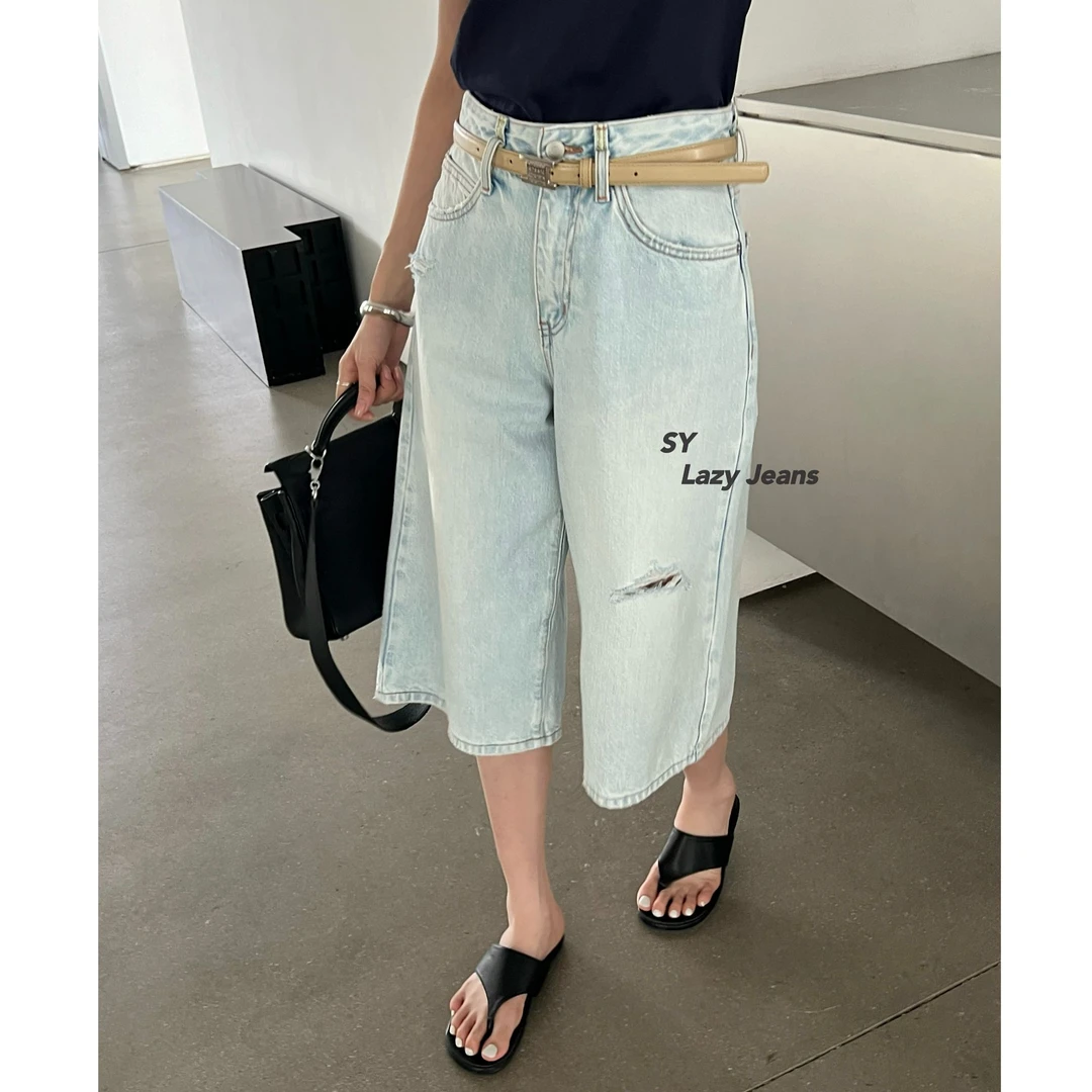 十三行SY-夏季福秒水洗休闲牛仔裤#6305