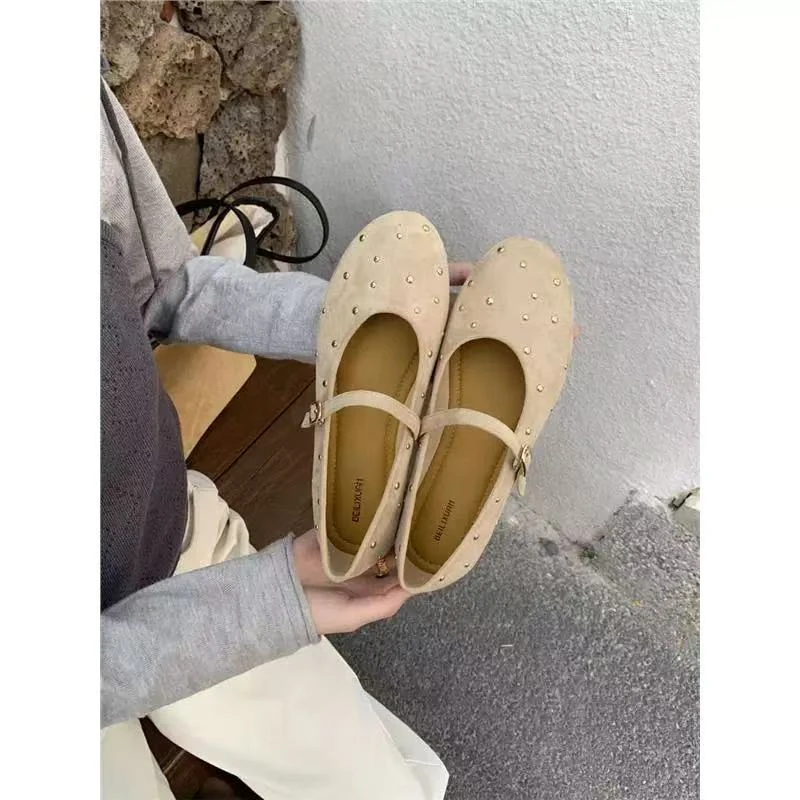 新款气质休闲百搭女士玛丽珍休闲鞋A/FLDN/778-166