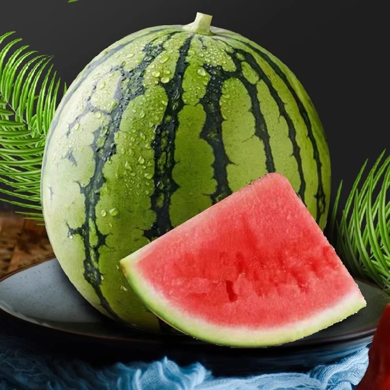 麒麟西瓜薄皮脆甜红瓤当季新鲜水果