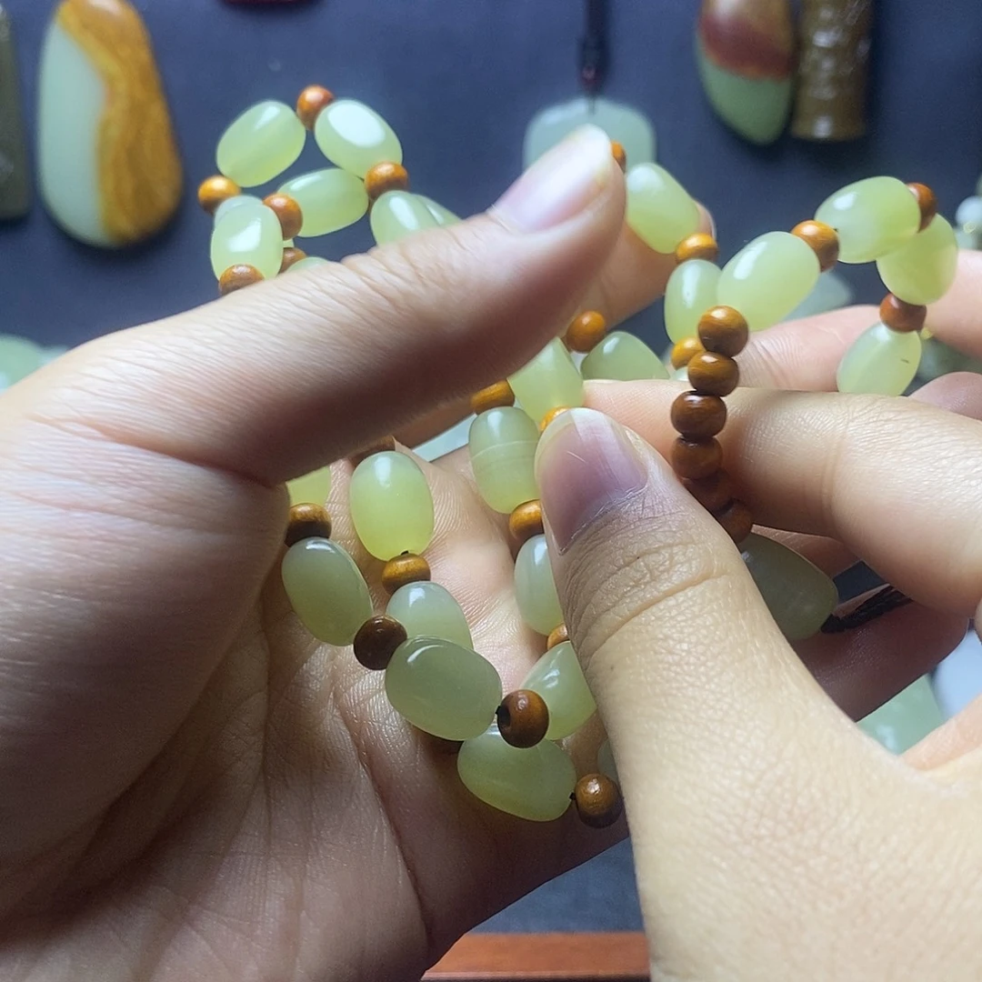 顺***装石英质玉未镶嵌颈饰链子高级简约时尚