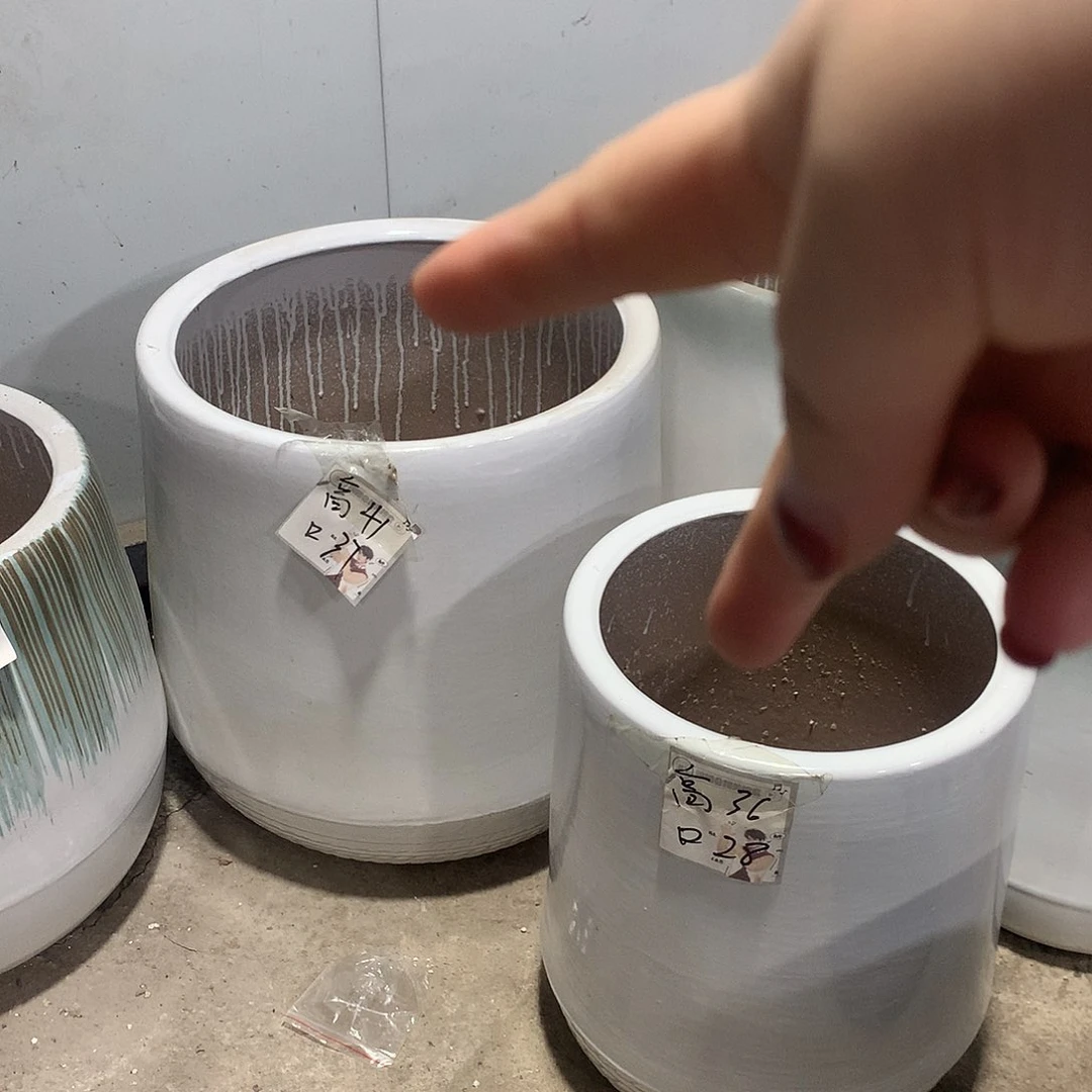 高温陶瓷花盆微瑕