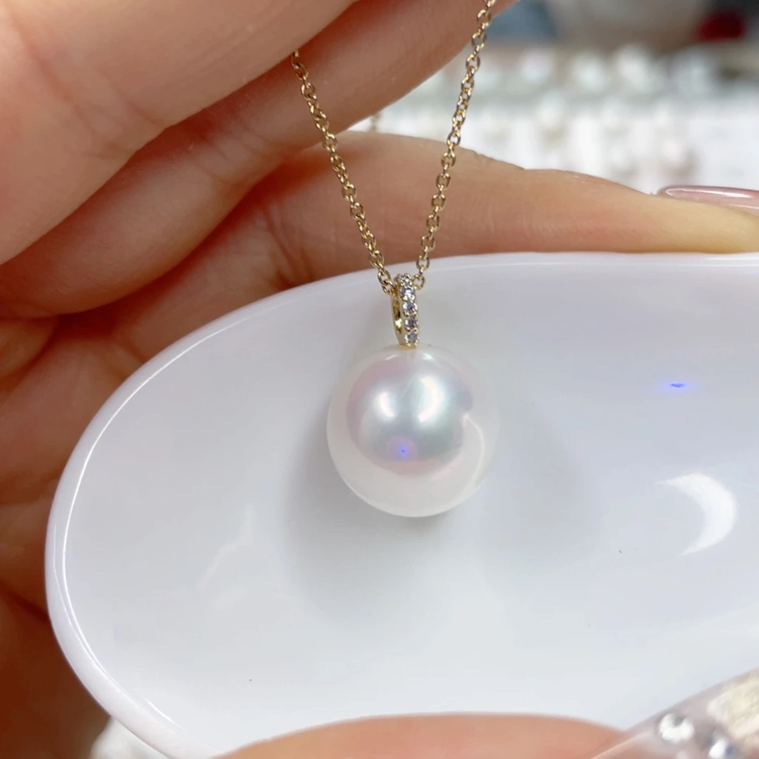 淡水珍珠未镶嵌吊坠(赠链)