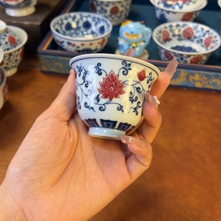 瓷片景德镇陶瓷手工手绘