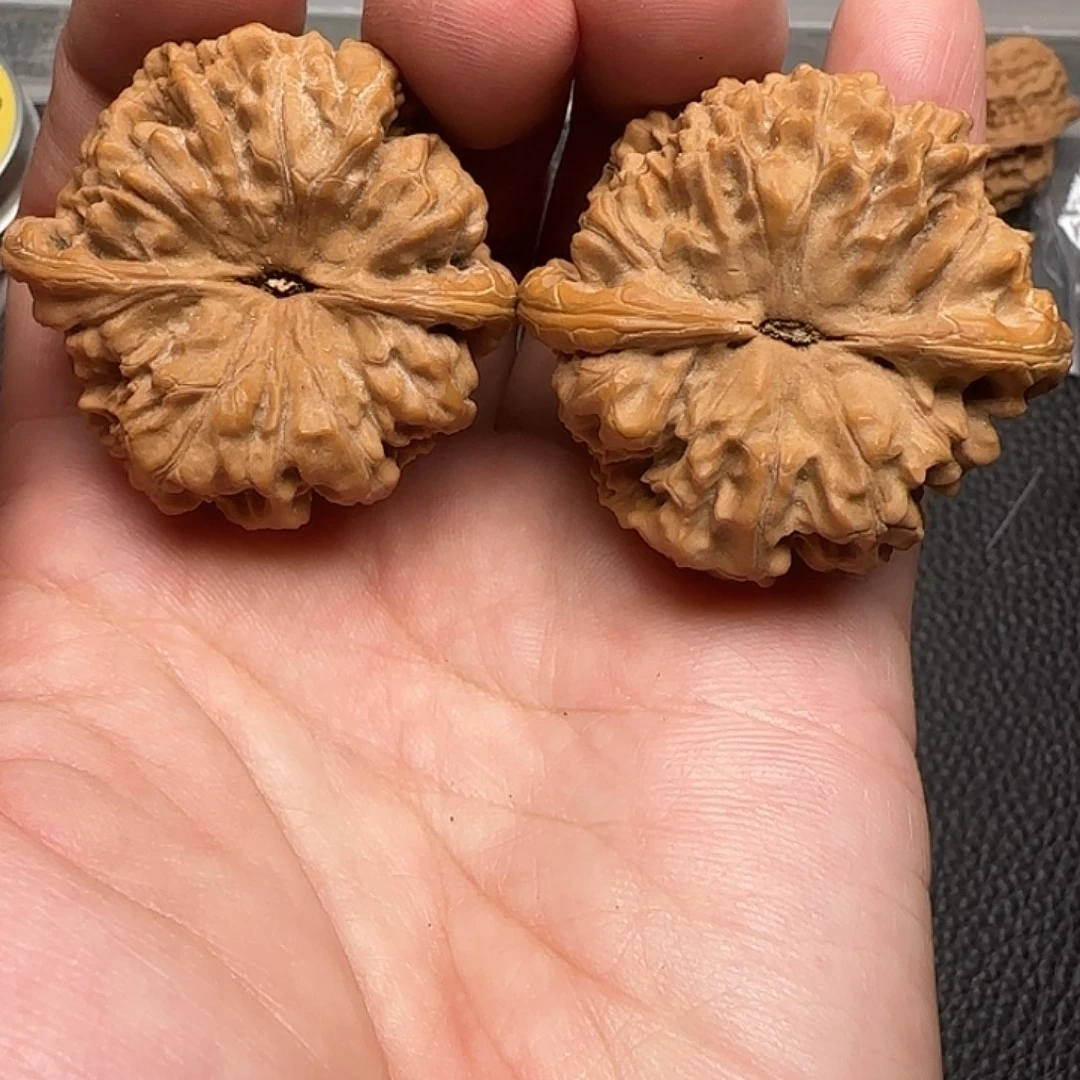 文玩核桃把件69官帽43尺精修