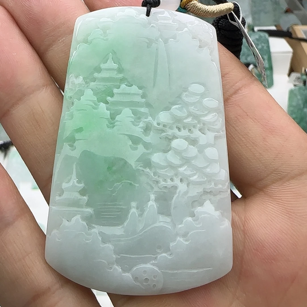 颈饰未镶嵌翡翠翡翠