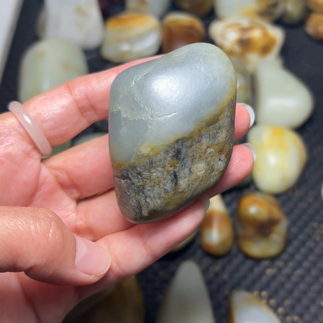 和田玉未镶嵌挂件10