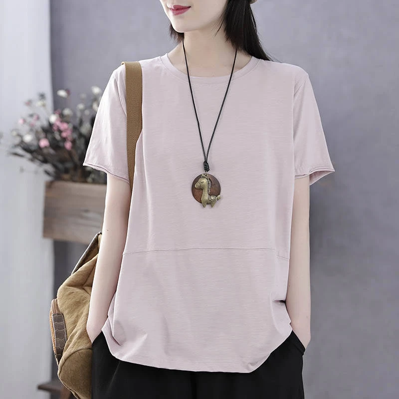 欧洲站女装2025年新款欧货潮宽松纯棉白色t恤女夏短袖ins半袖体恤