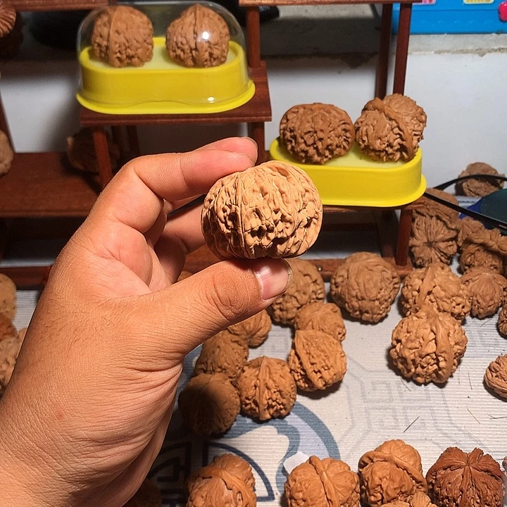 睡***整文玩核桃吊坠磨盘