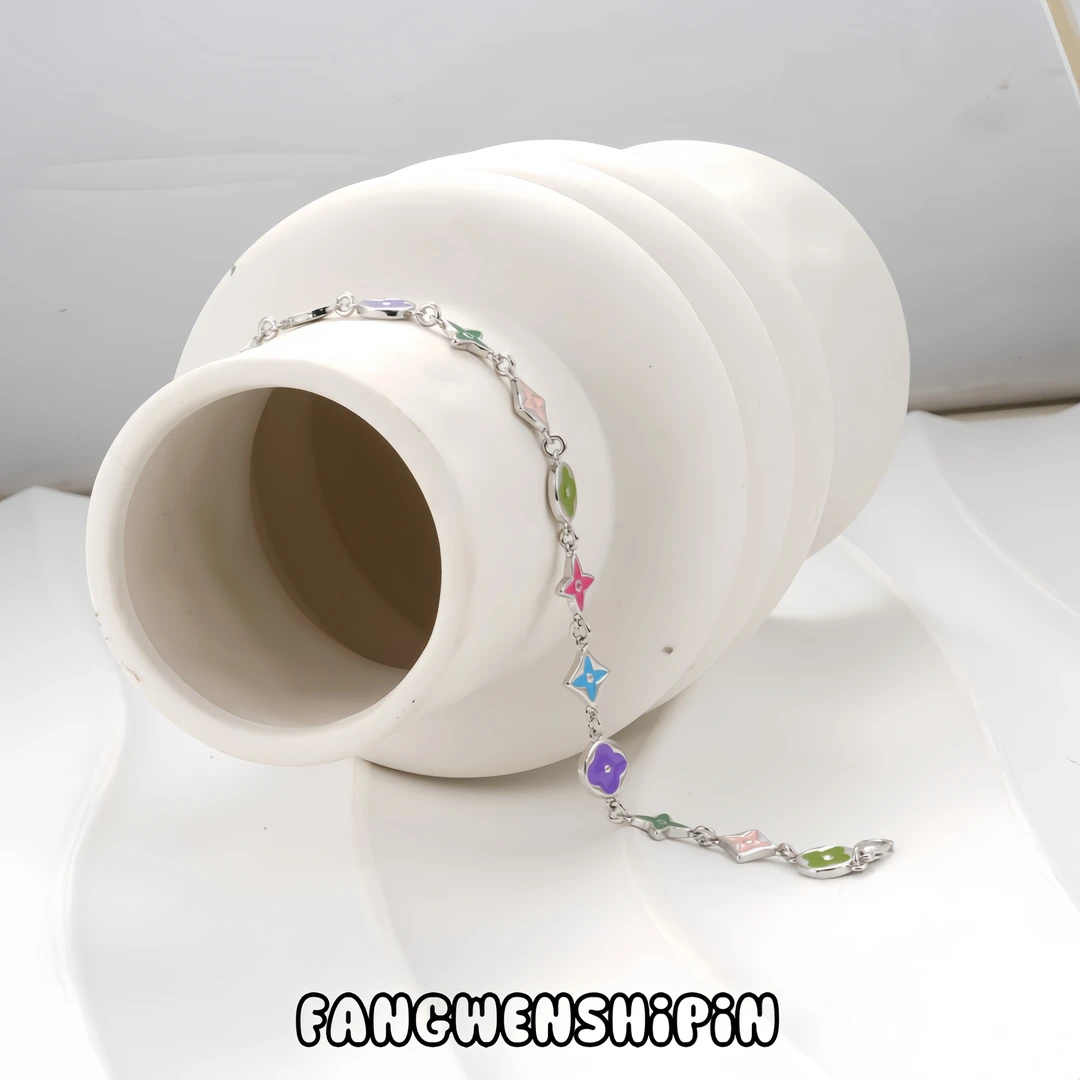 铜合金珐琅手链 手链1535（链长20+2cm）