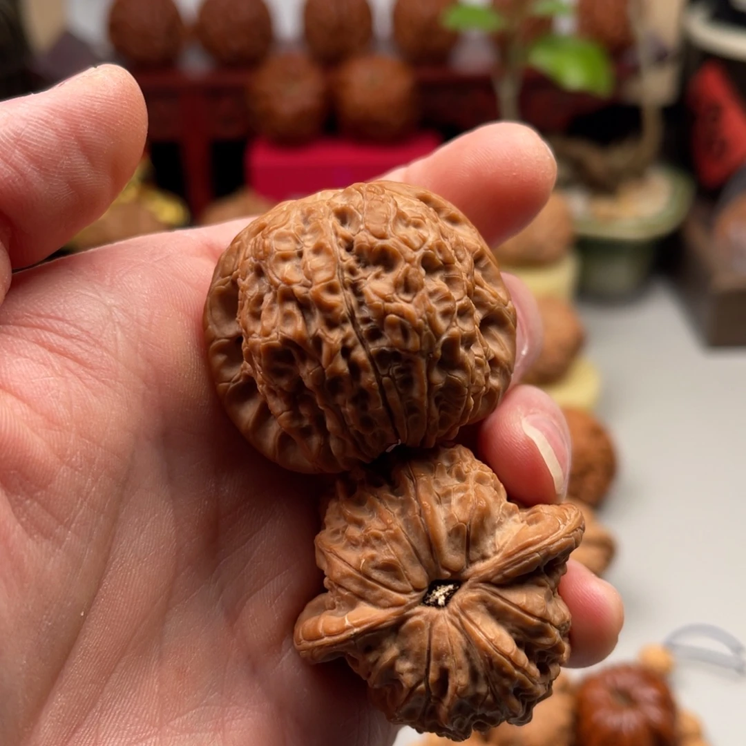 文玩核桃吊坠血麒麟