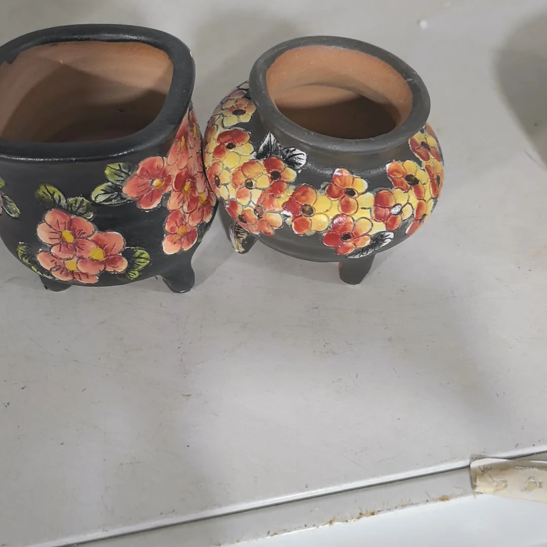 红泥花盆景德镇花盆