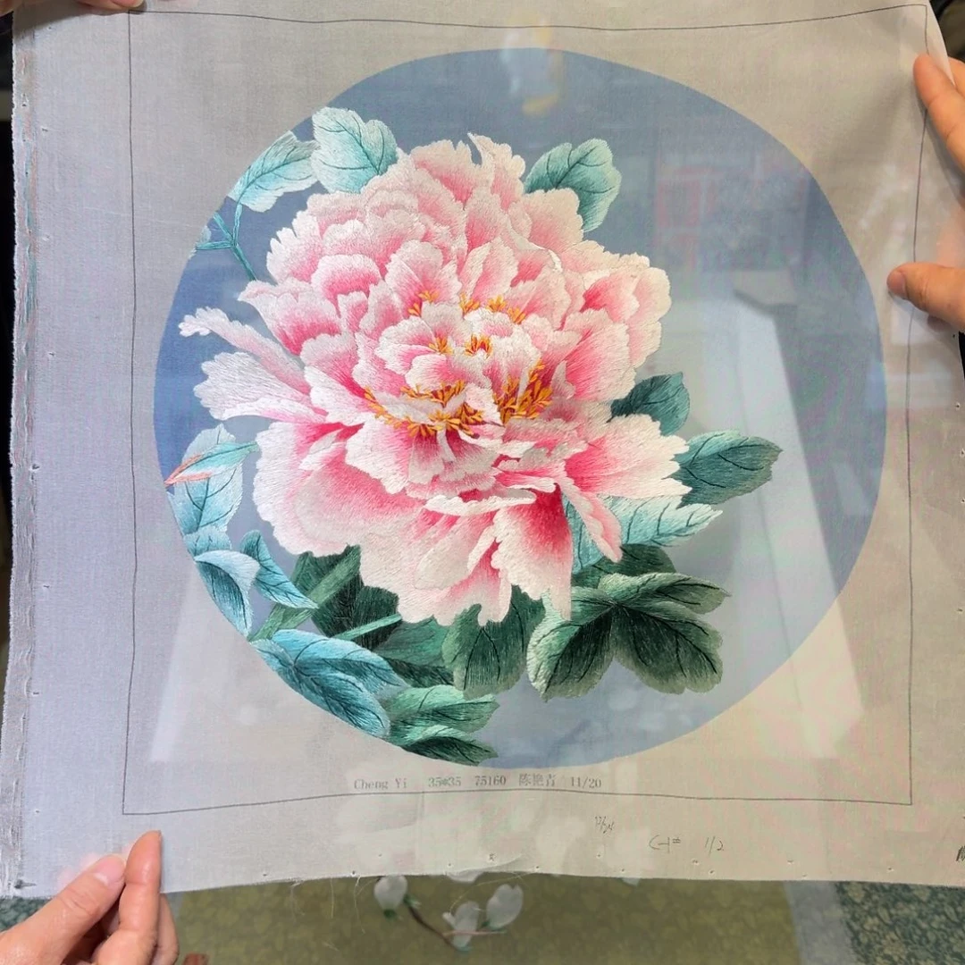 刺绣手工苏绣工艺单面绣片