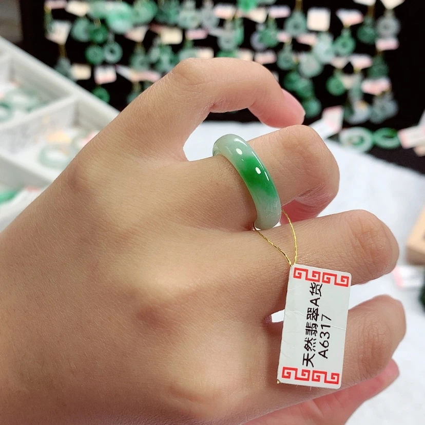 【闪购商品】未镶嵌戒指翡翠14号